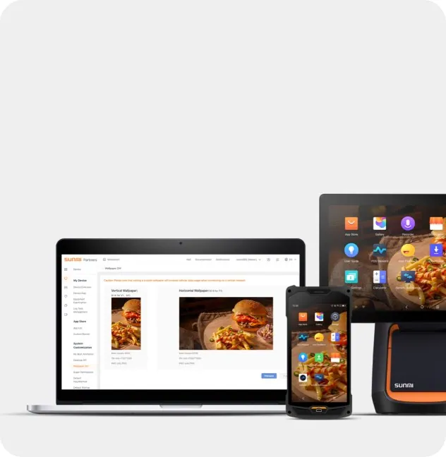 Gestion centralisée des terminaux depuis l’interface web, sur tous les appareils